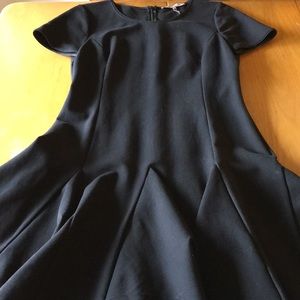 HALSTON HERITAGE Flared Short Sleeve Dress (SALE)